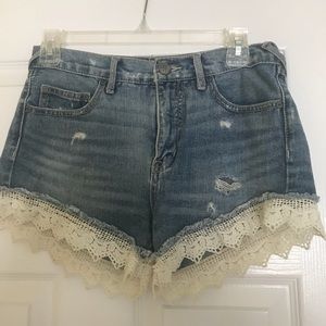 Free people jean shorts